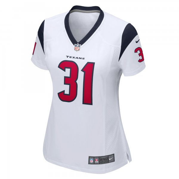 Women's Houston Texans Dameon Pierce Nike White Game Player Jersey