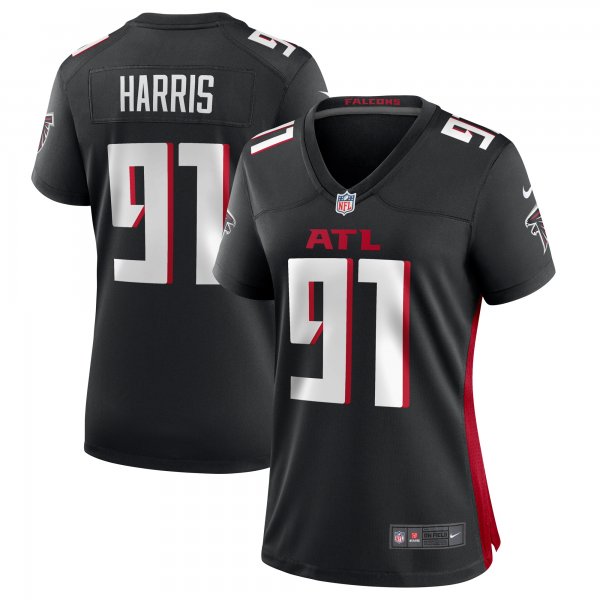 Women's Atlanta Falcons Demone Harris Nike  Black  Game Jersey