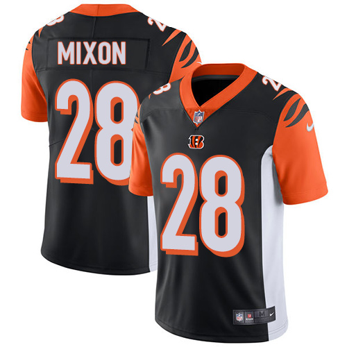 Nike Cincinnati Bengals #28 Joe Mixon Black Team Color Youth Stitched NFL Vapor Untouchable Limited Jersey