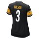 Women's Pittsburgh Steelers Russell Wilson Nike Black  Game Jersey