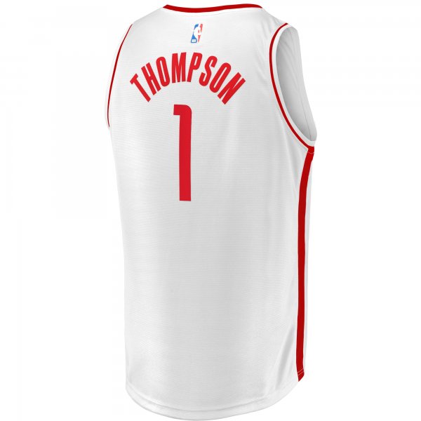 Youth Houston Rockets Amen Thompson Fanatics White Fast Break Replica Player Jersey - Association Edition