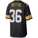 Men's Pittsburgh Steelers Jerome Bettis Mitchell & Ness Black Big & Tall 1996 Retired Player Replica Jersey