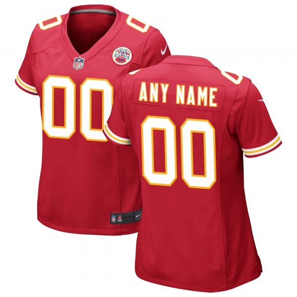 Women's Nike Red Kansas City Chiefs Custom Game Jersey