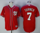 Washington Nationals #7 Trea Turner Red New Cool Base Stitched MLB Jersey