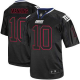 New York Giants #10 Eli Manning Lights Out Black Stitched Youth NFL Jersey