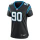 Women's Carolina Panthers Amare Barno Nike Black Team Game Jersey