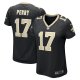 Women's New Orleans Saints A.T. Perry Nike  Black Team Game Jersey