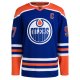 Men's Edmonton Oilers Connor McDavid adidas Royal Home Primegreen Player Jersey