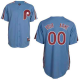 Philadelphia Phillies Blue Men's Customized MLB Jersey