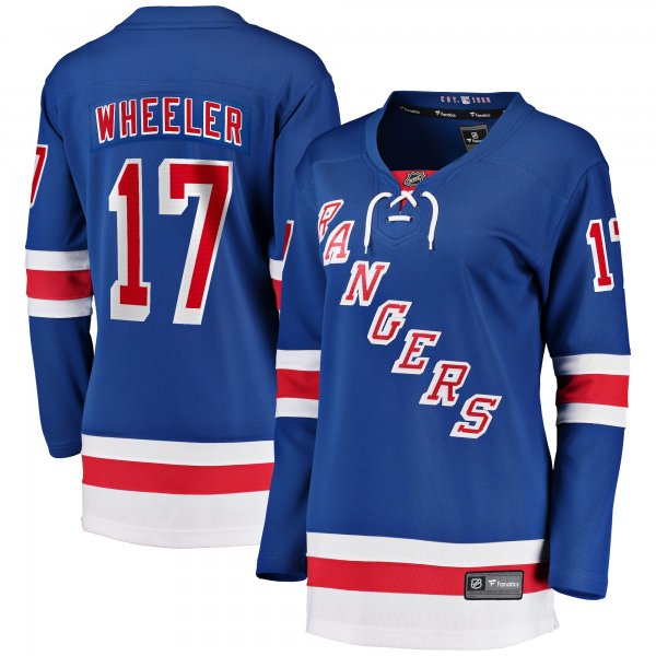 Women's New York Rangers Blake Wheeler Fanatics Blue Home Breakaway Player Jersey