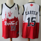 Toronto Raptors #15 Vince Carter White/Red NBA Swingman City Edition Jersey