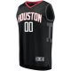 Youth Houston Rockets Fanatics Black Fast Break Custom Replica Jersey - Statement Edition