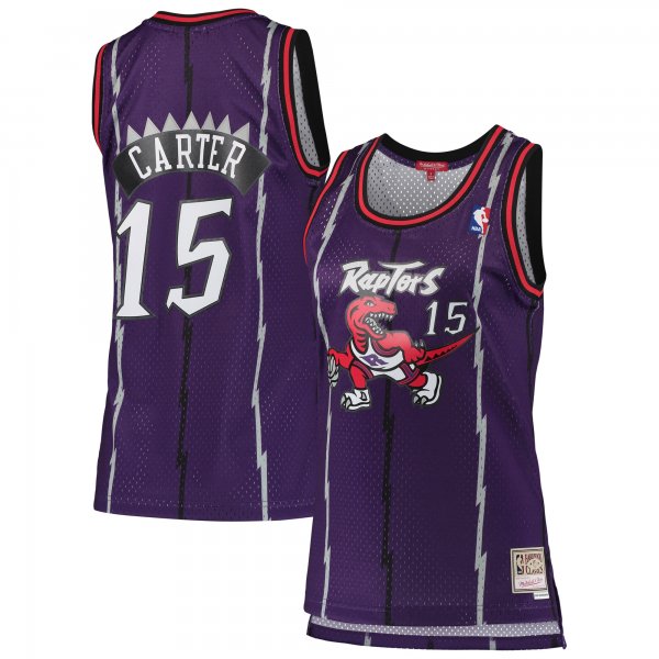 Women's Toronto Raptors Vince Carter Mitchell & Ness Purple 1998/99 Hardwood Classics Swingman Jersey