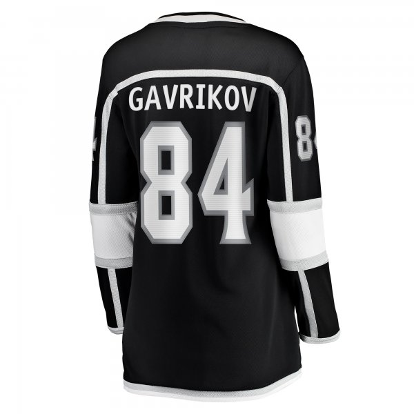 Women's Los Angeles Kings Vladislav Gavrikov Fanatics Black Home Breakaway Jersey