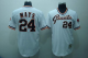 Mitchell And Ness San Francisco Giants #24 Willie Mays Stitched White Throwback MLB Jersey