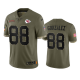 Kansas City Chiefs Tony Gonzalez Olive 2022 Salute To Service Limited Jersey #88