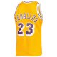 Men's Los Angeles Lakers Cedric Ceballos Mitchell & Ness Gold 1994/95 Hardwood Classics Swingman Jersey