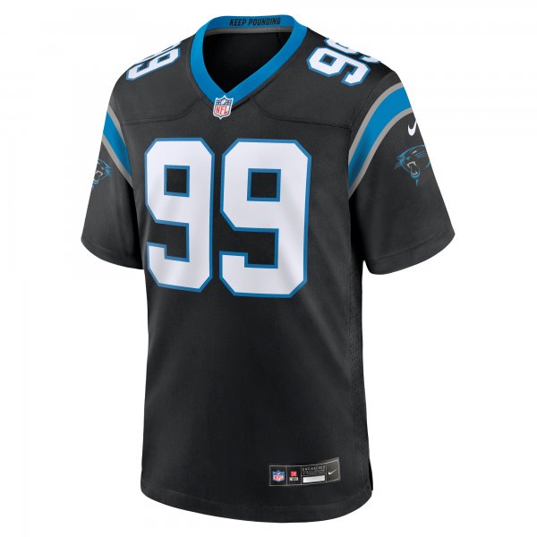 Men's Carolina Panthers Shy Tuttle Nike Black Game Player Jersey