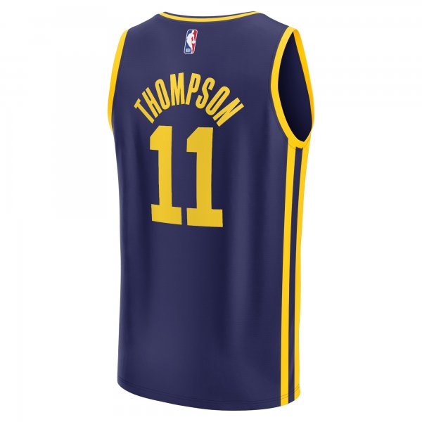 Men's Golden State Warriors Klay Thompson Fanatics Navy Fast Break Replica Player Jersey - Statement Edition