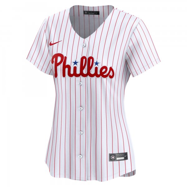 Women's Philadelphia Phillies Trea Turner Nike White Home Limited Player Jersey