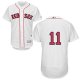 Red Boston Red Sox #11 Rafael Devers White Flexbase Collection Stitched MLB Jersey