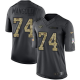 Nike New York Jets #74 Nick Mangold Black Men's Stitched NFL Limited 2016 Salute to Service Jersey