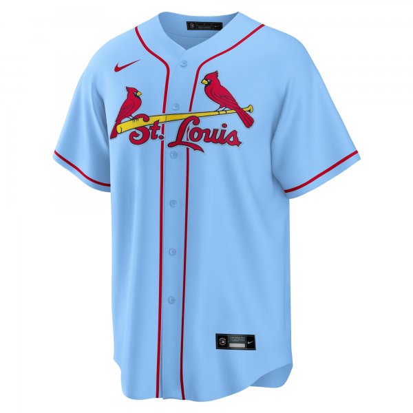 Men's St. Louis Cardinals Nike Light Blue Alternate Replica Team Jersey