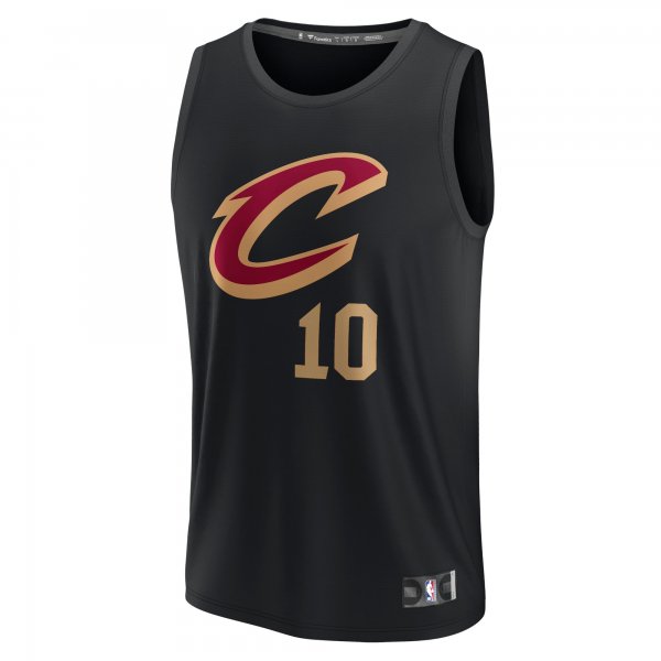 Men's Cleveland Cavaliers Darius Garland Fanatics Black Fast Break Replica Player Jersey - Statement Edition