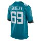 Men's Jacksonville Jaguars Tyler Shatley Nike Teal Game Jersey