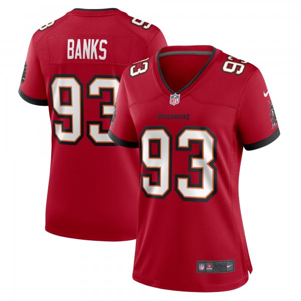 Women's Tampa Bay Buccaneers Eric Banks Nike  Red  Game Jersey