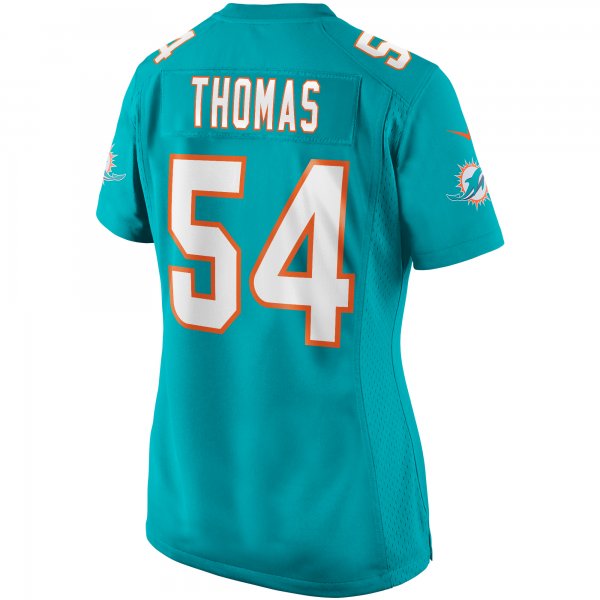 Women's Miami Dolphins Zach Thomas Nike Aqua Game Retired Player Jersey