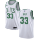 Men's Nike Boston Celtics #33 Larry Bird White Swingman Association Edition NBA Jersey