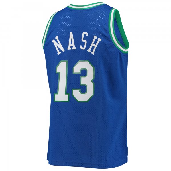 Men's Dallas Mavericks Steve Nash Mitchell & Ness Blue 1998/99 Hardwood Classics Swingman Jersey