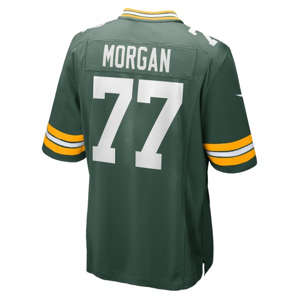 Men's Green Bay Packers Jordan Morgan Nike Green 2024 NFL Draft First Round Pick Player Game Jersey