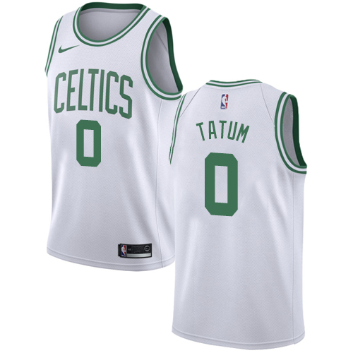 Nike Boston Celtics #0 Jayson Tatum White Women's NBA Swingman Association Edition Jersey