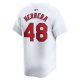 Men's St. Louis Cardinals IvÃÂ¡n Herrera Nike White Home Limited Player Jersey