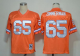 Mitchell And Ness Denver Broncos #65 Gary Zimmerman Orange Stitched Throwback NFL Jersey