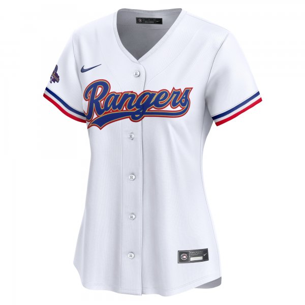 Women's Texas Rangers Max Scherzer Nike White 2024 Gold Collection Limited Player Jersey