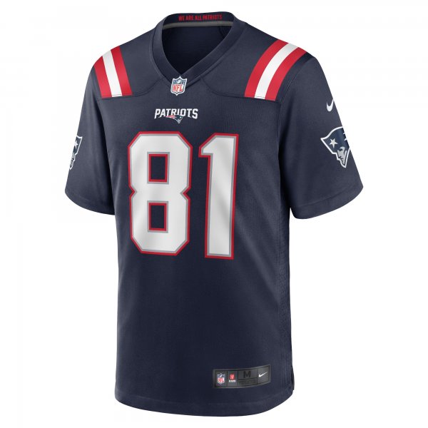 Men's New England Patriots Jonnu Smith Nike Navy Game Jersey