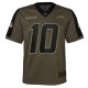 Youth Los Angeles Chargers Justin Herbert Nike Olive 2021 Salute To Service Game Jersey