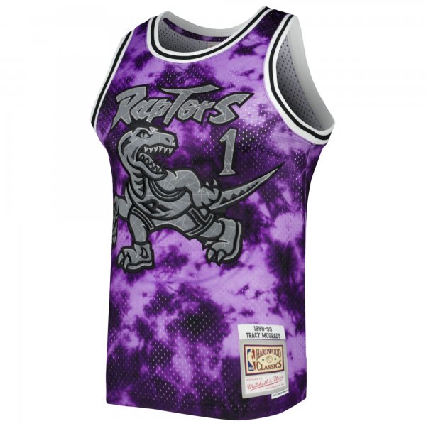 Men's Toronto Raptors Tracy McGrady Mitchell & Ness Purple 1998/99 Galaxy Swingman Jersey