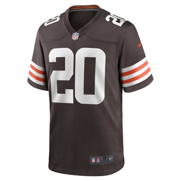 Men's Cleveland Browns Greg Newsome II Nike Brown Game Jersey