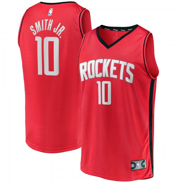 Men's Houston Rockets Jabari Smith Jr. Fanatics Red Fast Break Replica Player Jersey - Icon Edition