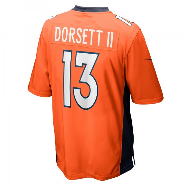 Men's Denver Broncos Phillip Dorsett II Nike  Orange Team Game Jersey