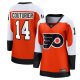 Women's Philadelphia Flyers Sean Couturier Fanatics Orange Home Breakaway Player Jersey