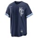 Men's Kansas City Royals Salvador Perez Nike Navy City Connect Replica Player Jersey