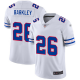 New York Giants #26 Saquon Barkley White Men's Stitched NFL Limited Team Logo Fashion Jersey