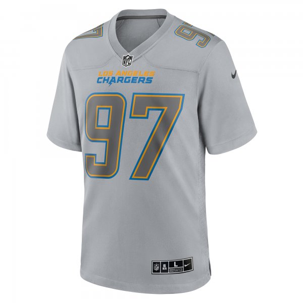 Men's Los Angeles Chargers Joey Bosa Nike Gray Atmosphere Fashion Game Jersey