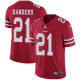 Nike San Francisco 49ers #21 Deion Sanders Red Team Color Men's Stitched NFL Vapor Untouchable Limited Jersey