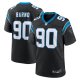 Men's Carolina Panthers Amare Barno Nike Black Team Game Jersey